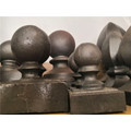 Cast Iron Solid Ball or hollow ball for Wrought iron fence or Balcony Railing Top Decoration